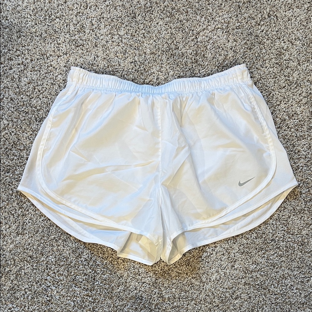 Nike Women's White Athletic Shorts